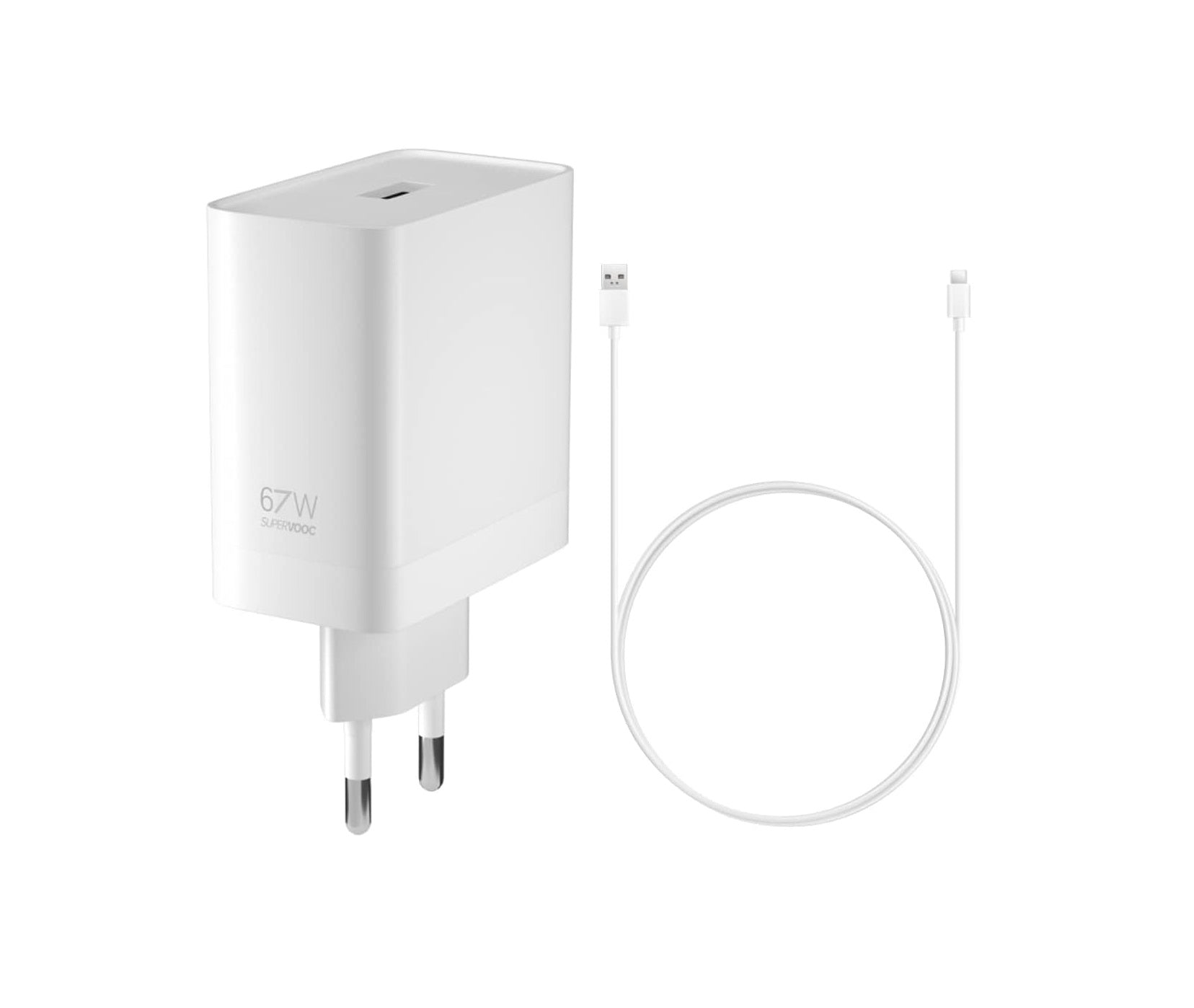 Original Schnellladegerät 67W mit USB-C Kabel für Oppo Find N2 Flip Super Vooc