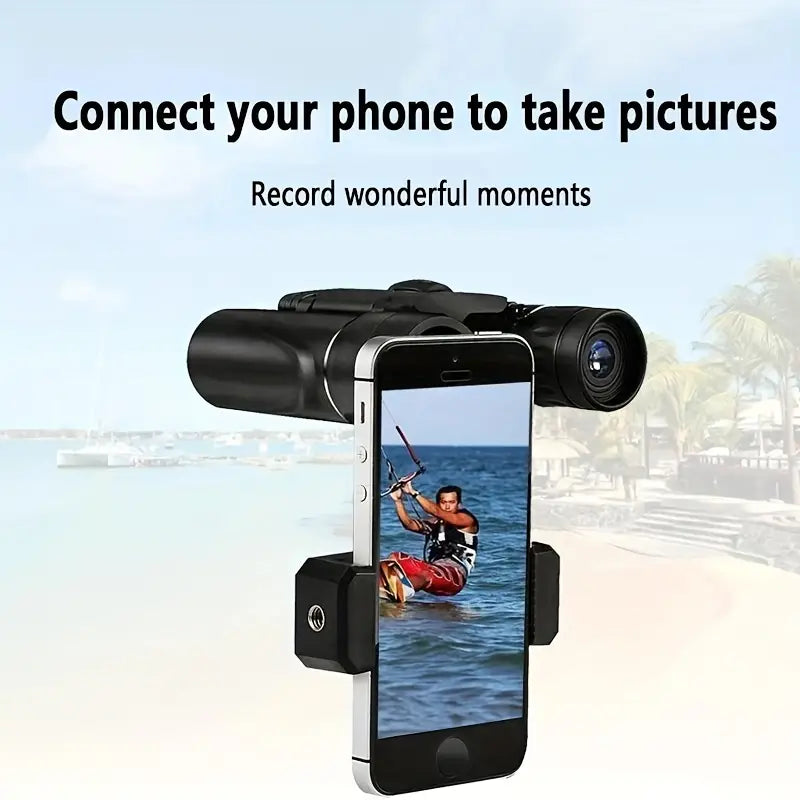 500x25 Kompaktfernglas, Volles Optisches BAK4-Glas mit Tasche Und Aufhängeseil