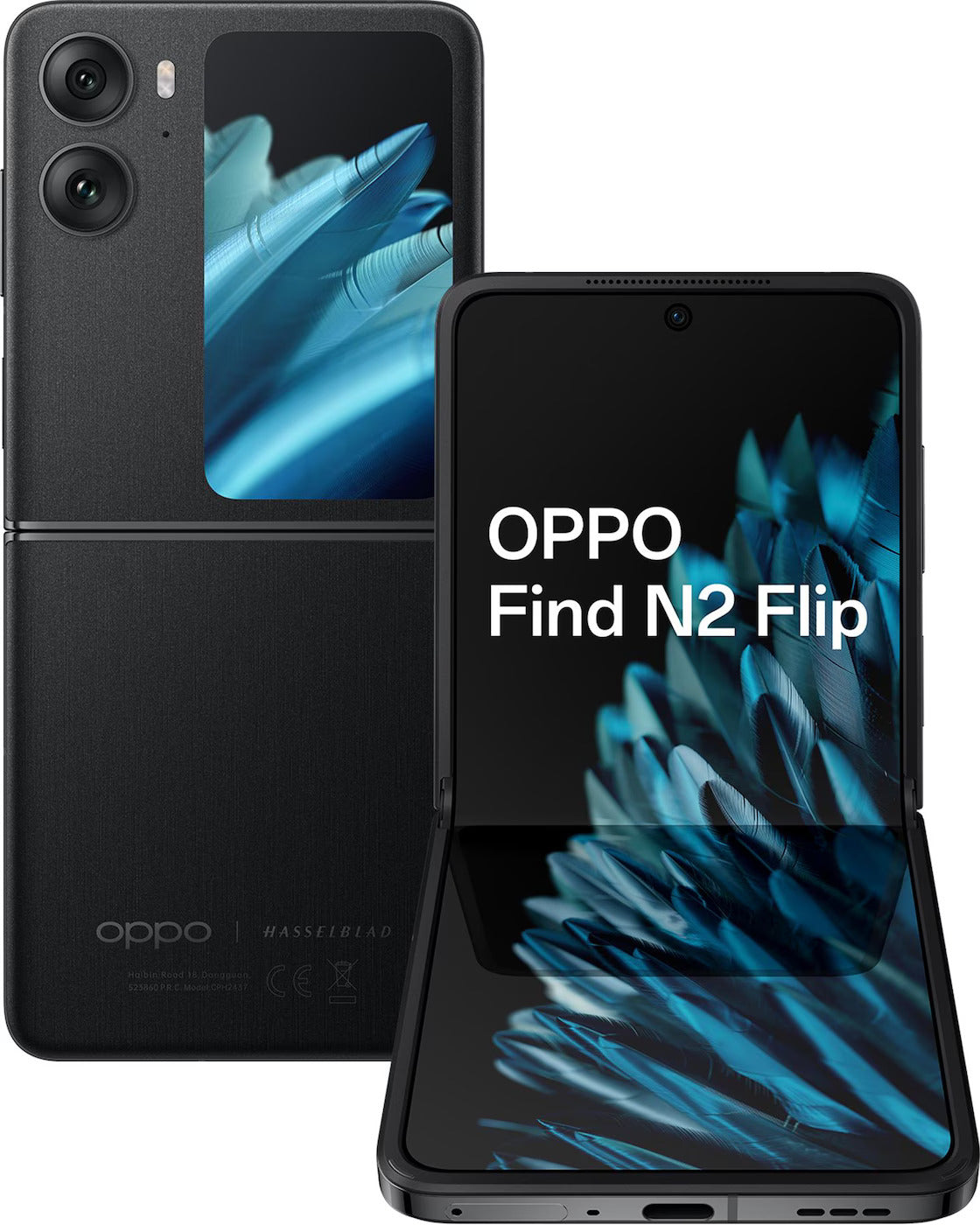 OPPO Find N2 Flip 256GB Schwarz Astral Black, 6.80", Dual SIM, 50 Mpx, 5G (Gebrauchtgerät mit Garantie bis 02.03.2026)