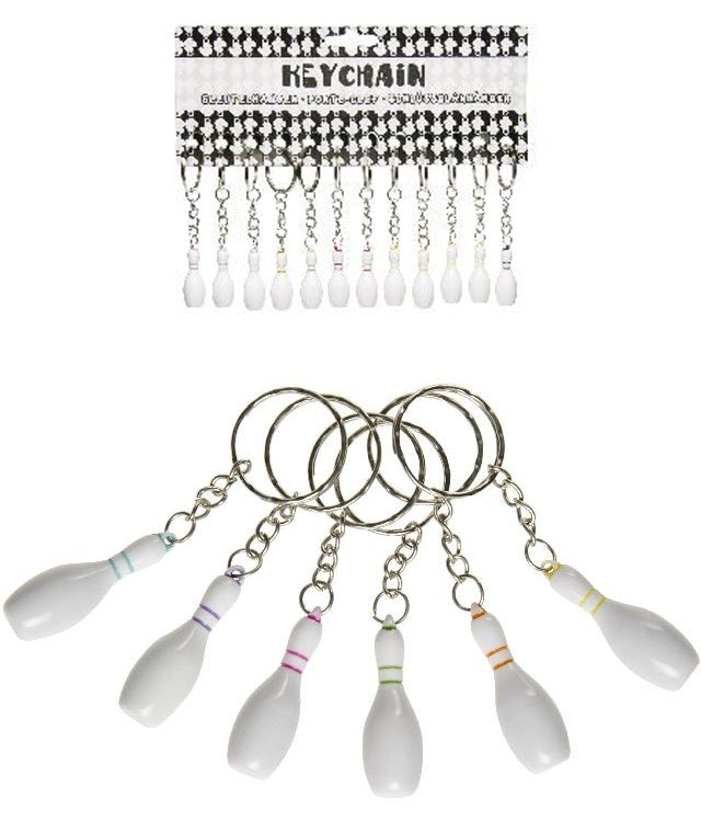 Bowlingpin Kegel an Schlüsselanhänger - ca 3,5cm