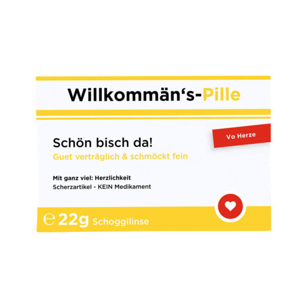 Scherztabletten Willkommän’s Pille