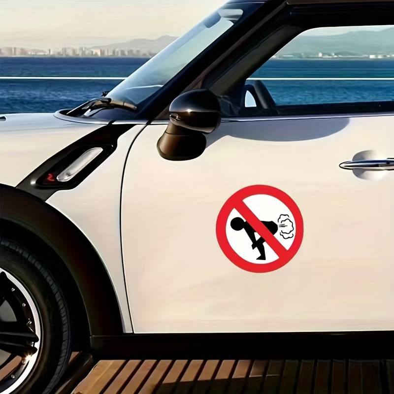 Warnschild „Kein Furz“ Aus PVC, Wasserfest, Selbstklebendes