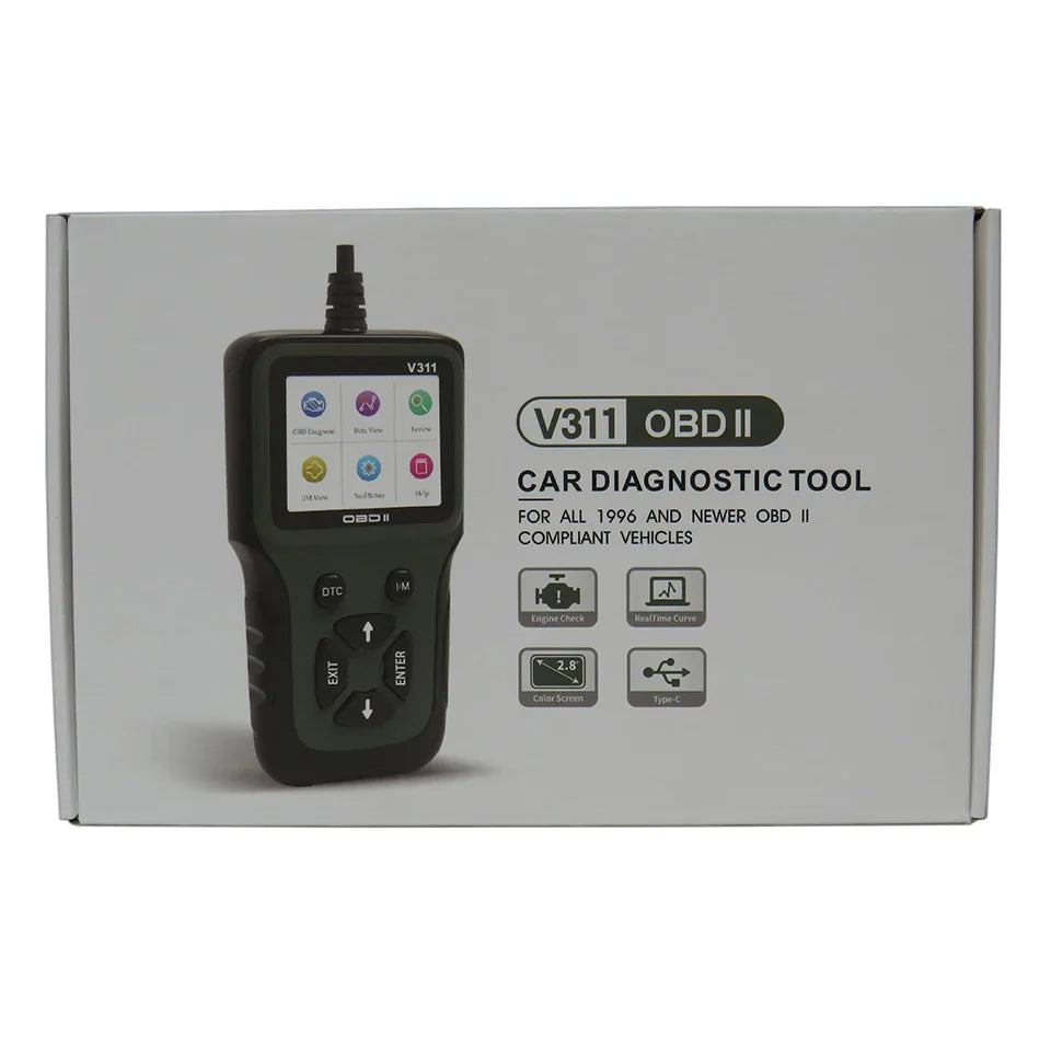 V311 OBD2 Scanner 9-16V Auto Diagnosegerät mit LCD Display ELM327 V1.5