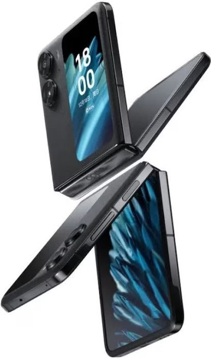 OPPO Find N2 Flip 256GB Schwarz Astral Black, 6.80", Dual SIM, 50 Mpx, 5G  (Gebrauchtgerät mit Garantie bis 02.03.2026)