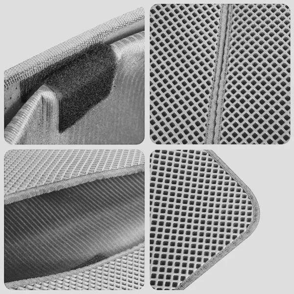 Katzenstreumatte Hohe Elastizität EVA Faltbare Wabensieb-Hygienetiermatte 40x50cm