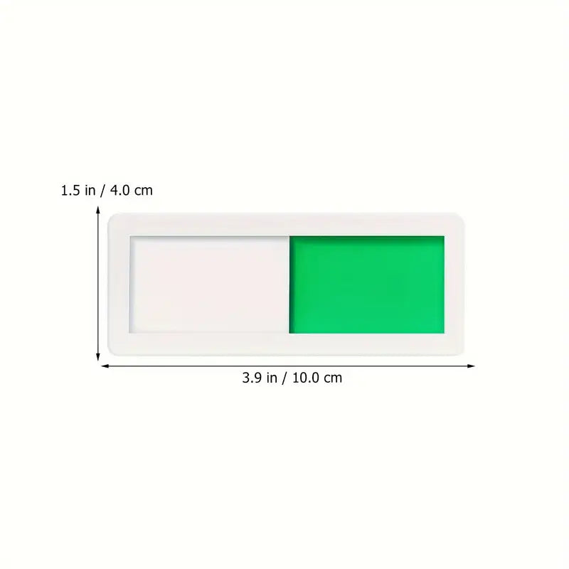 Selbstklebende Schilder für Bürotüren, WC - Frei-Besetzt Rot/Grün 10x4cm