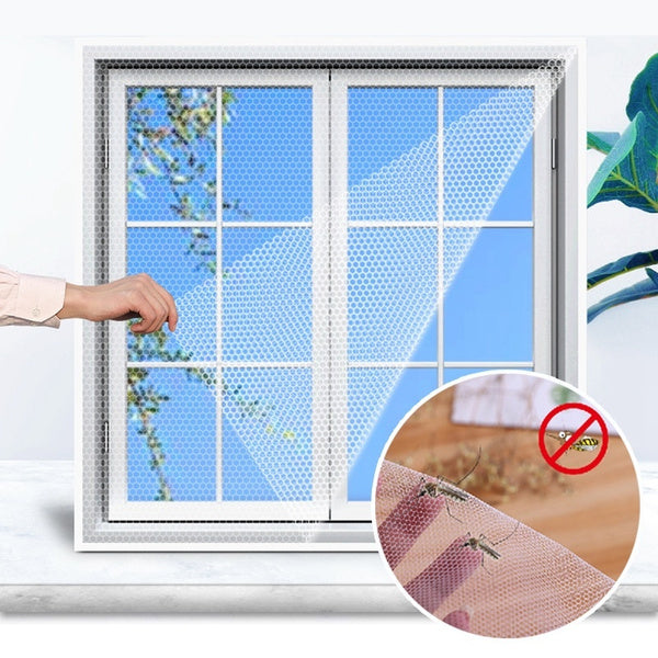 Moskito Fliegen Netz für Fenster & Türen 1.5m x 2m Weiss