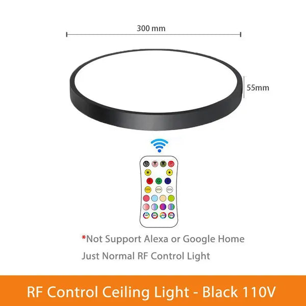 Wifi Smart Led Deckenleuchte 24W Dimmbar RGB - Tuya/Smart Life Kompatibel