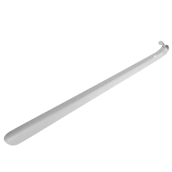 Professioneller Schuhanzieher aus Edelstahl, glänzend