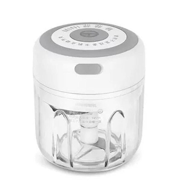 Elektrischer Zwiebel, Gemüse Hacker 250ml mit USB Weiss