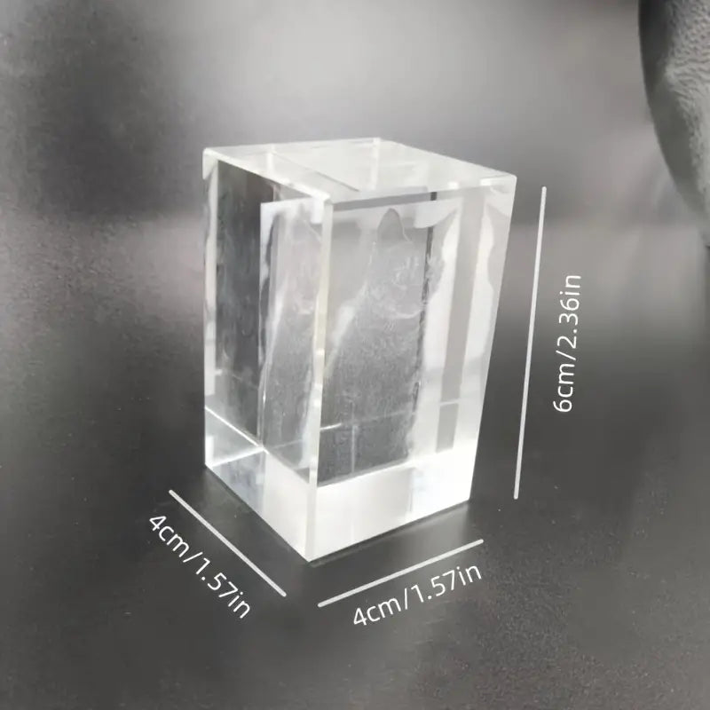 Individuell Gestaltete Lasergravur Kristall-Erinnerungsstücke Für Katzen Und Hunde