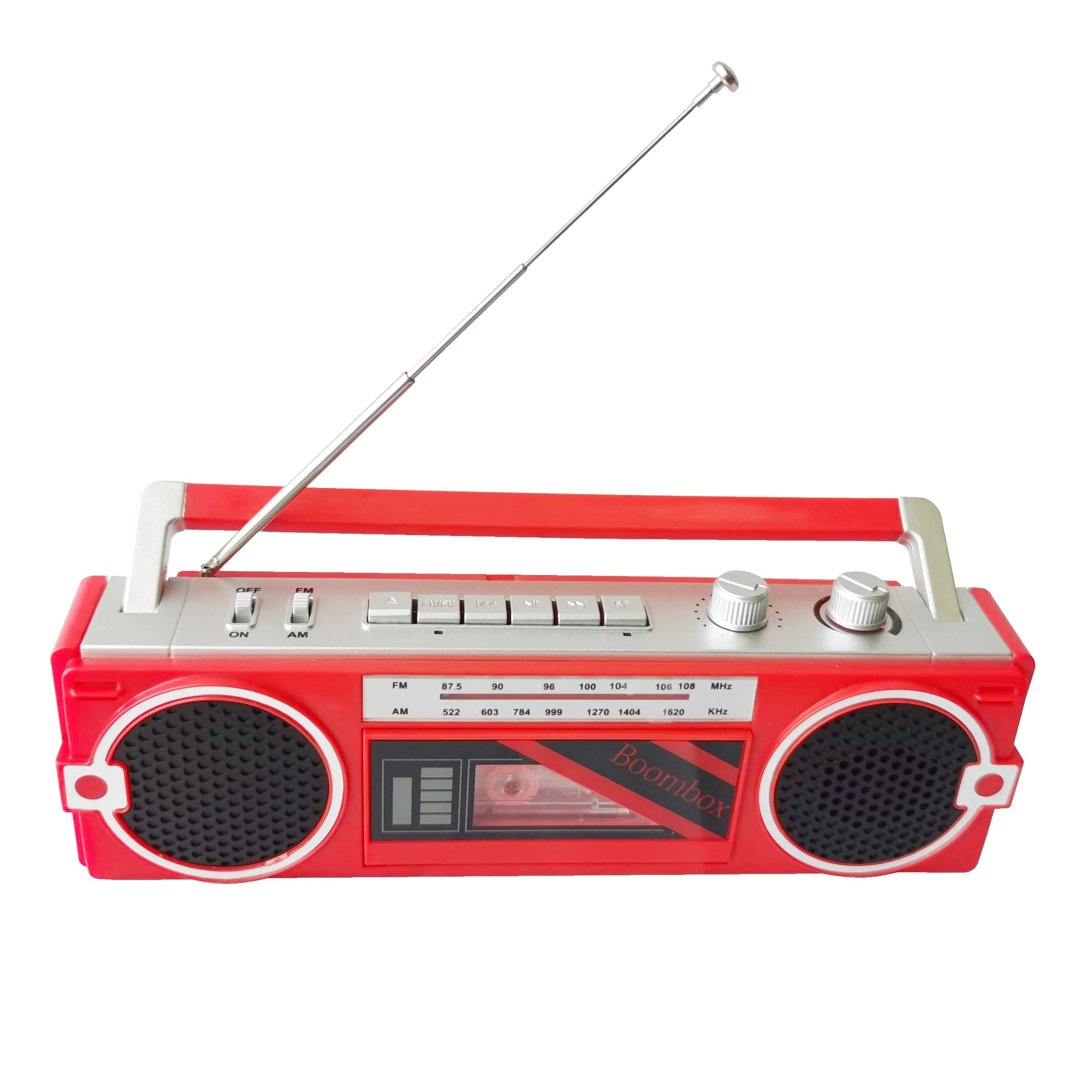 Klassischer Retro Radio Recorder mit AM/FM/MicroSD/ Bluetooth 5.0 MicroUSB Anschluss