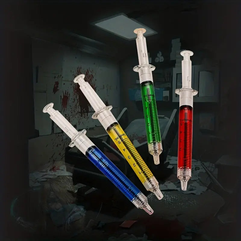 Simulation Spritzen Kugelschreiber