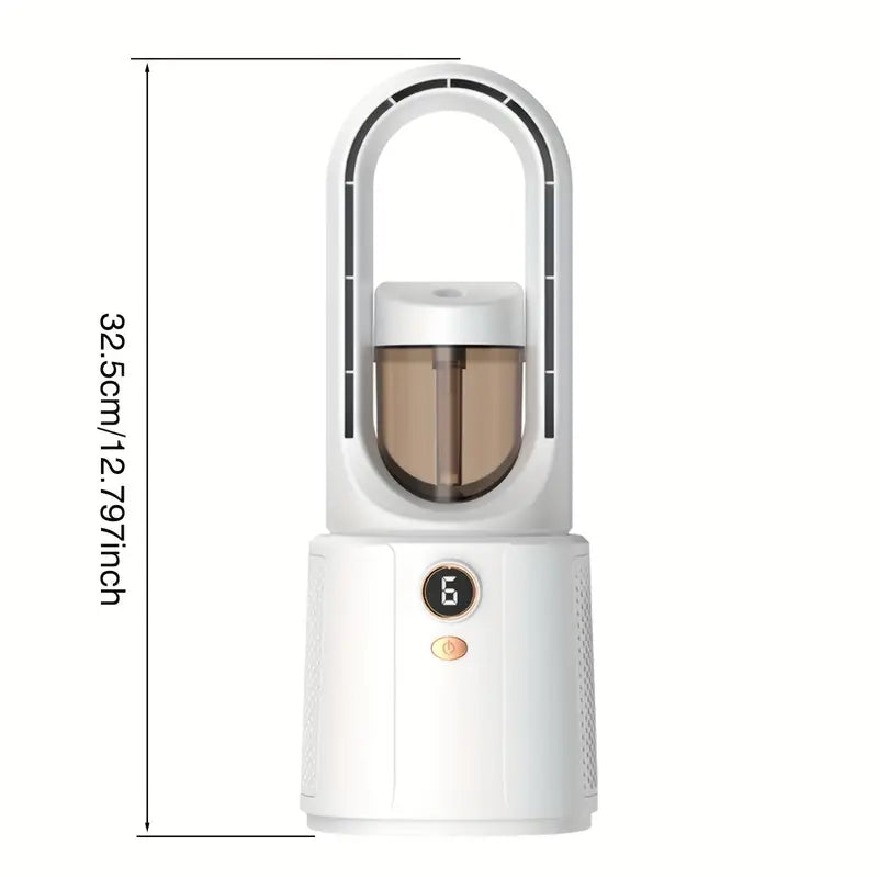 Tragbarer flügelloser Ventilator, 6-Gang-Mini-Kühlventilator