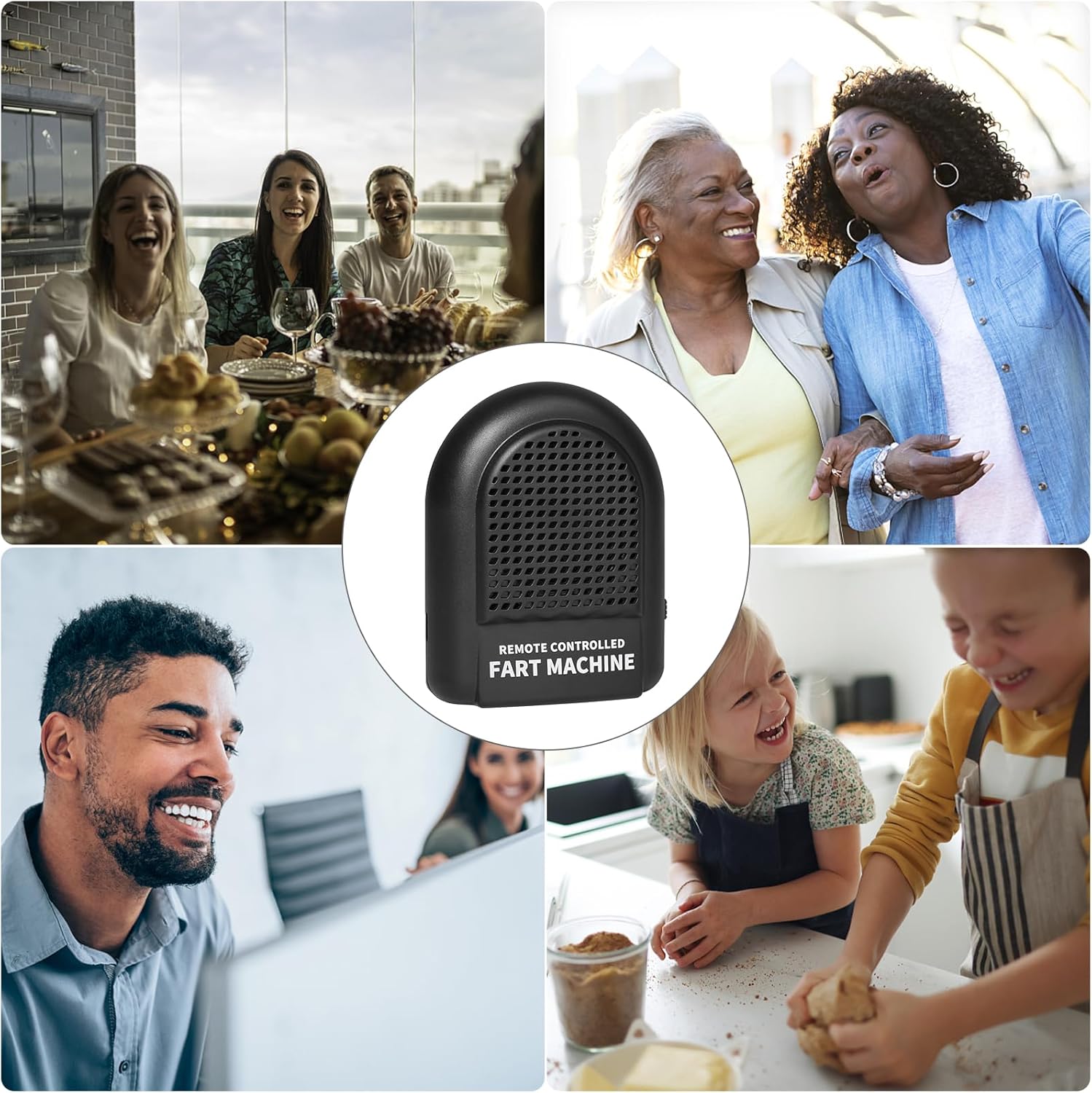 Furzmaschine mit Fernbedienung 6 Soundeffekten - Scherzartikel