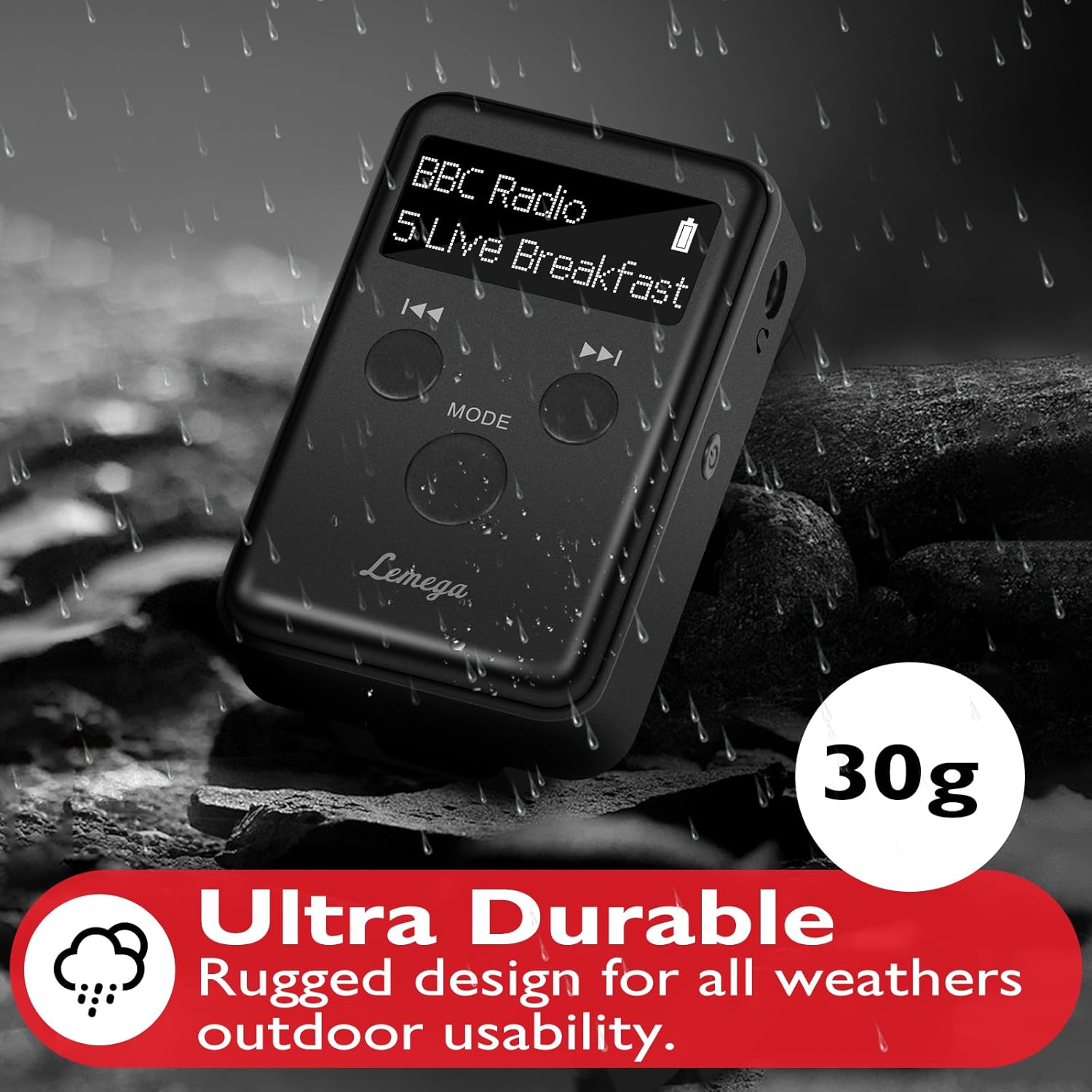 LEMEGA MINI GO Tragbare DAB-Radio für die Hosentasche