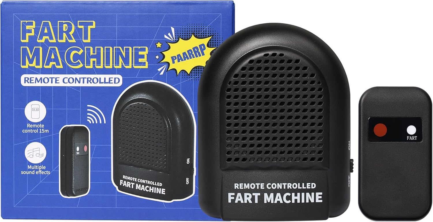 Furzmaschine mit Fernbedienung 6 Soundeffekten - Scherzartikel