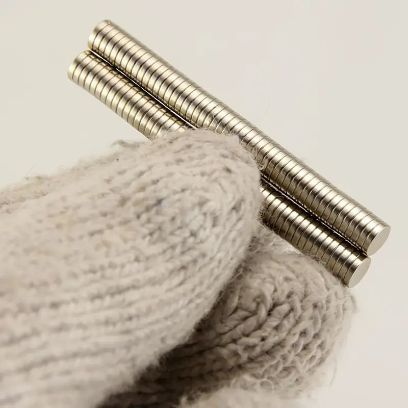 100 Stück Magnet-Plättchen, 5x1mm Rund
