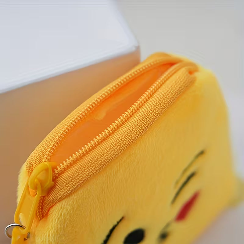 Mini Geldbeutel mit Gesicht & Emotionen Design für Schlüsselanhängern