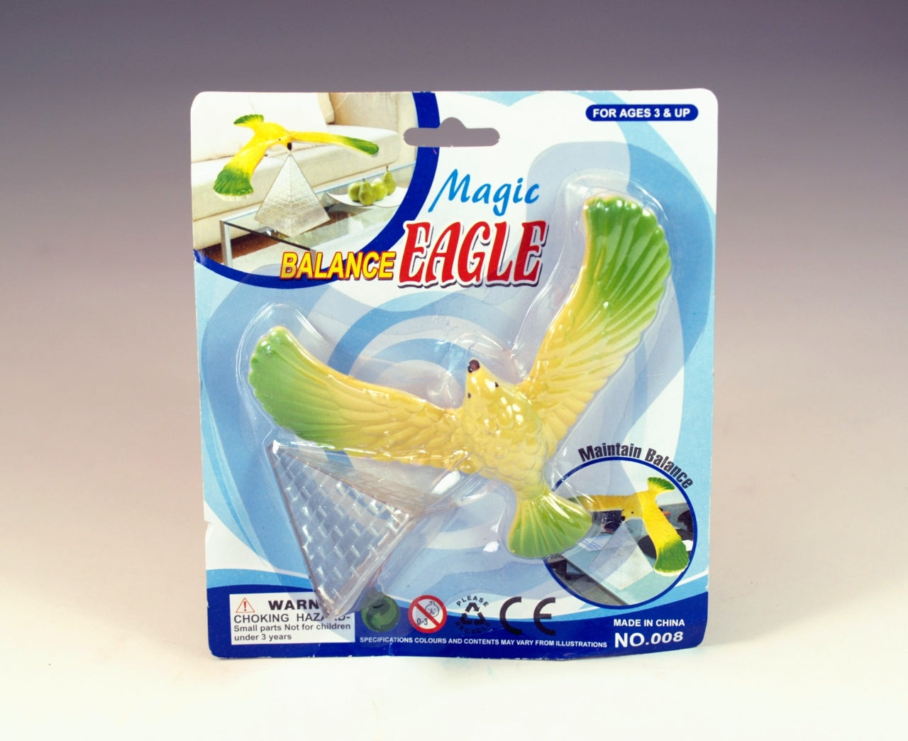 Schwebevogel 3-farbig sortiert