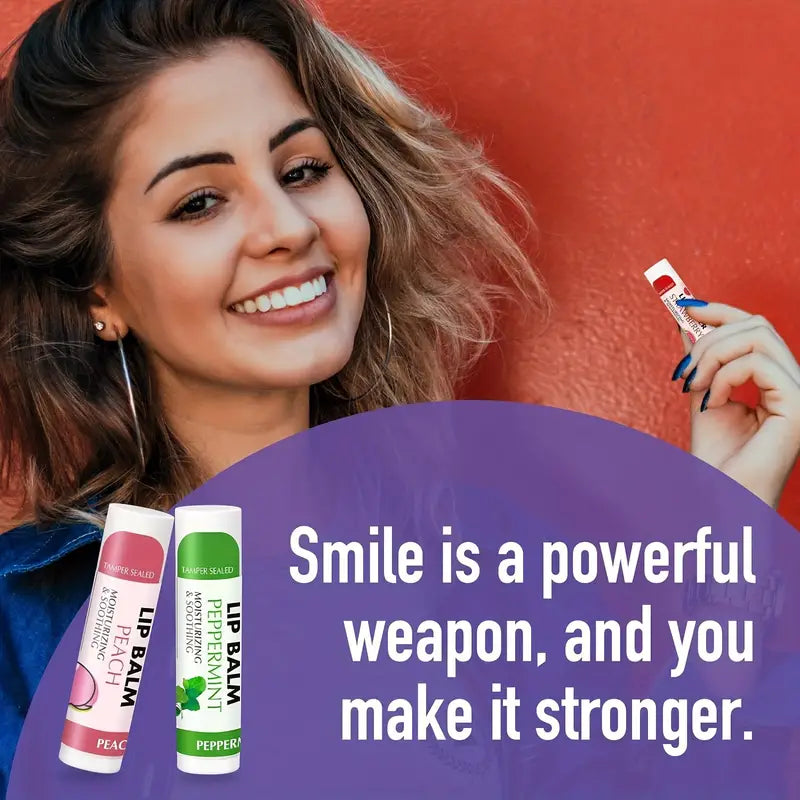 Lippenbalsam, Lippen Befeuchter 4.8g 12 verschiedene Geschmäcker