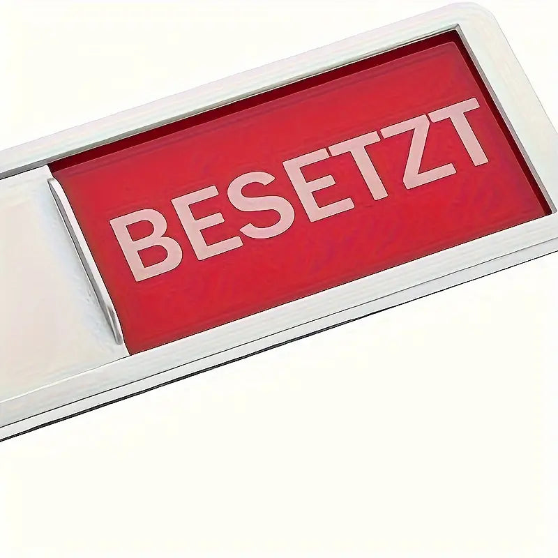 Acryl-Privatsphärenschild für Türen - Frei oder Besetzt