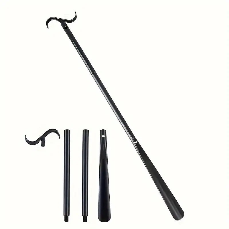 88,9 cm langer Ankleidestick mit Schuhlöffel & Sockenentfernungswerkzeug