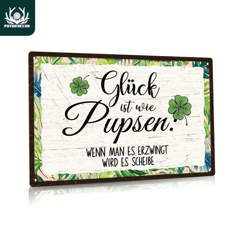 MetallBlechschild mit lustigen verschiedenen Sprüchen
