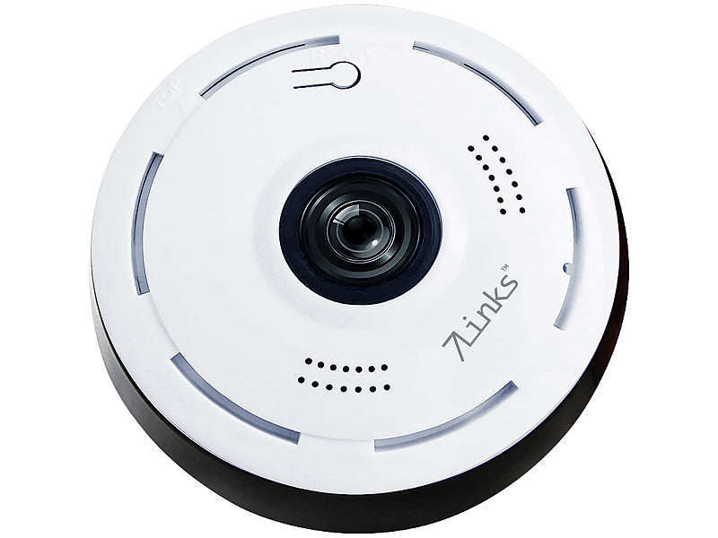 7links 360°-Panorama-Überwachungskamera mit 2K, Nachtsicht, WLAN & App Tuya Elektroniktrade Switzerland