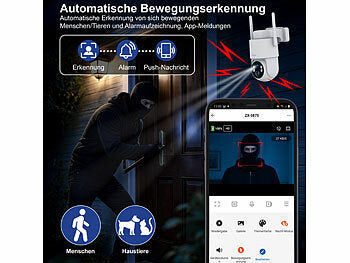 7links 7links 4G/LTE-Akku-Außenkamera mit eSIM & 5 Jahren Datenflat, 2K, Solarpanel Elektroniktrade Switzerland