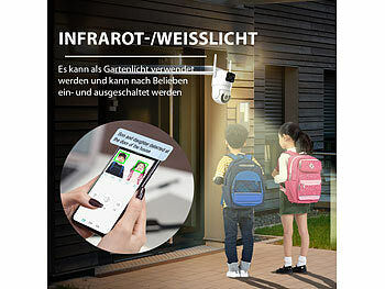 7links Dual-Objektiv-IP-Außen-Kamera, 2x 2K, 3MP, Pan-Tilt, 360°, WLAN, IP54 Elektroniktrade Switzerland