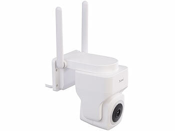 7links Pan-Tilt-Outdoorkamera mit 2K-Auflösung, 4 MP, Dualband-WLAN, Sirene Elektroniktrade Switzerland