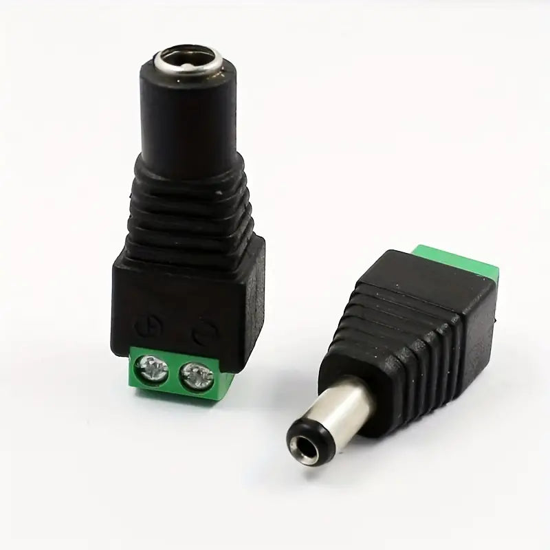 12V DC Power Jack Adapter - Stecker & Kupplung