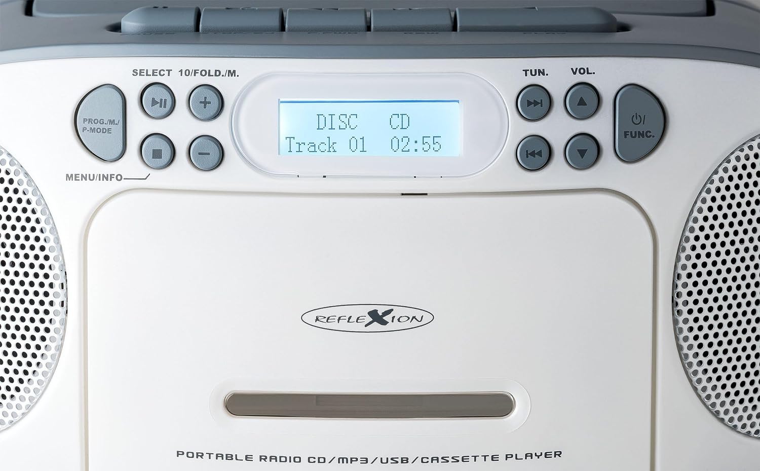 Reflexion RCR2260DA Tragbares CD/MP3-Cassetten-USB-DAB+