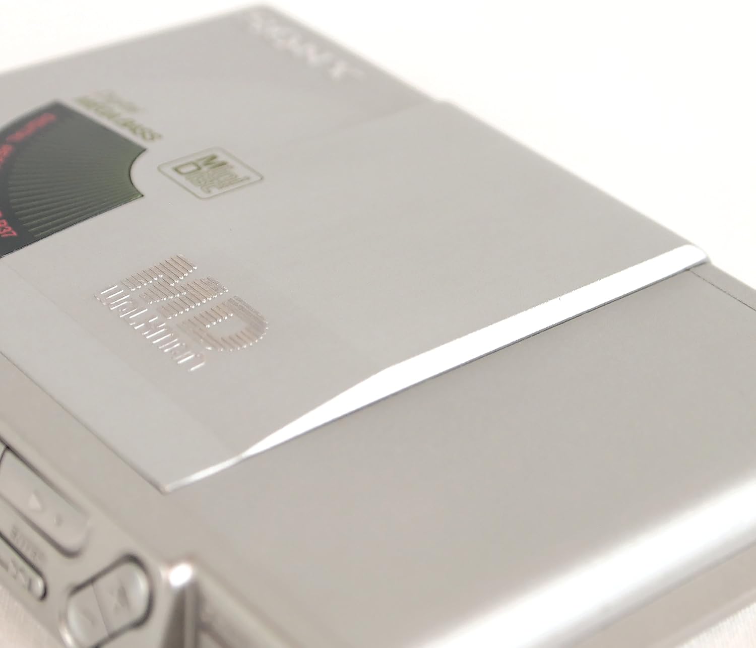 Sony tragbarer Minidisc Player/Recorder Made in Japan - silber (MZ-R37/S) (Gebraucht Artikel)