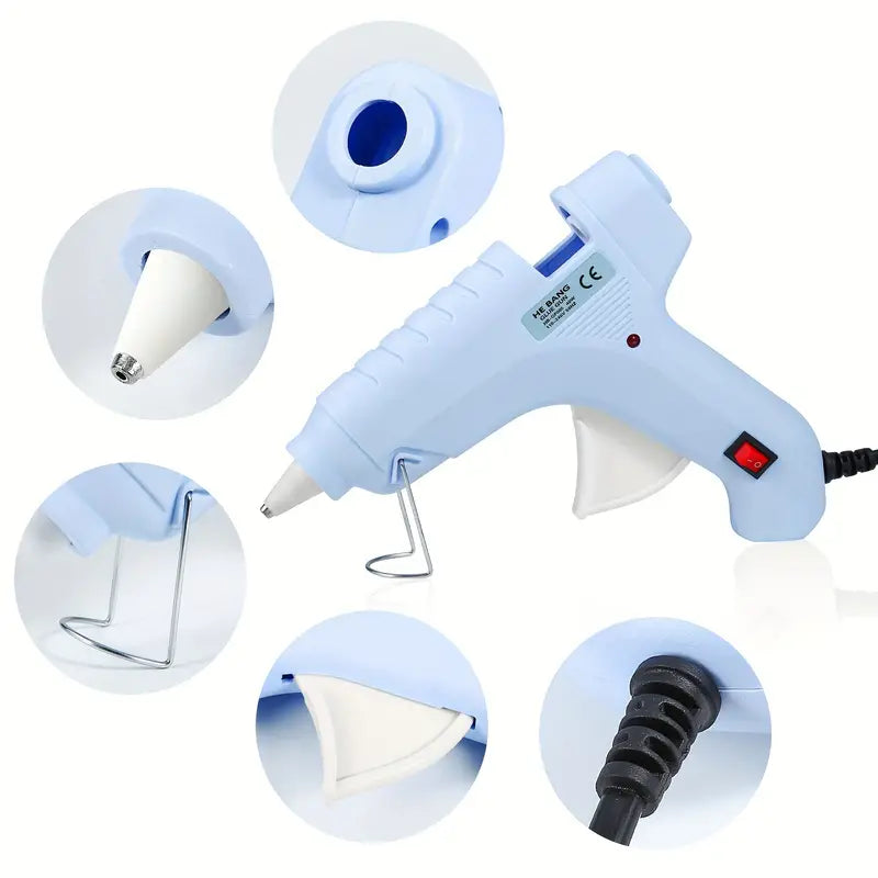 Heißklebepistole 110V/220V 40Watt in Blau