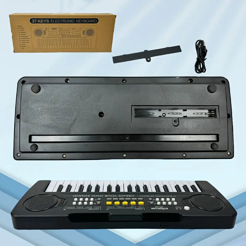 37-Tasten tragbares Kinder Digitalpiano-Keyboard USB-C/Batterien AA