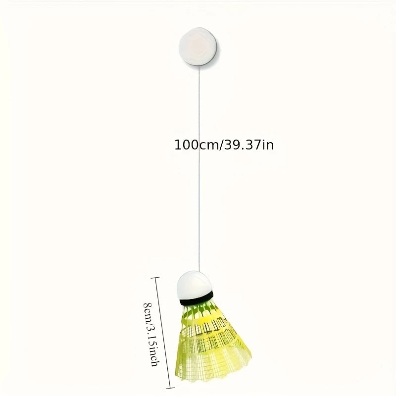 3-teiliges Indoor-Badminton-Trainingsset, Strapazierfähige Nylon-Federbälle