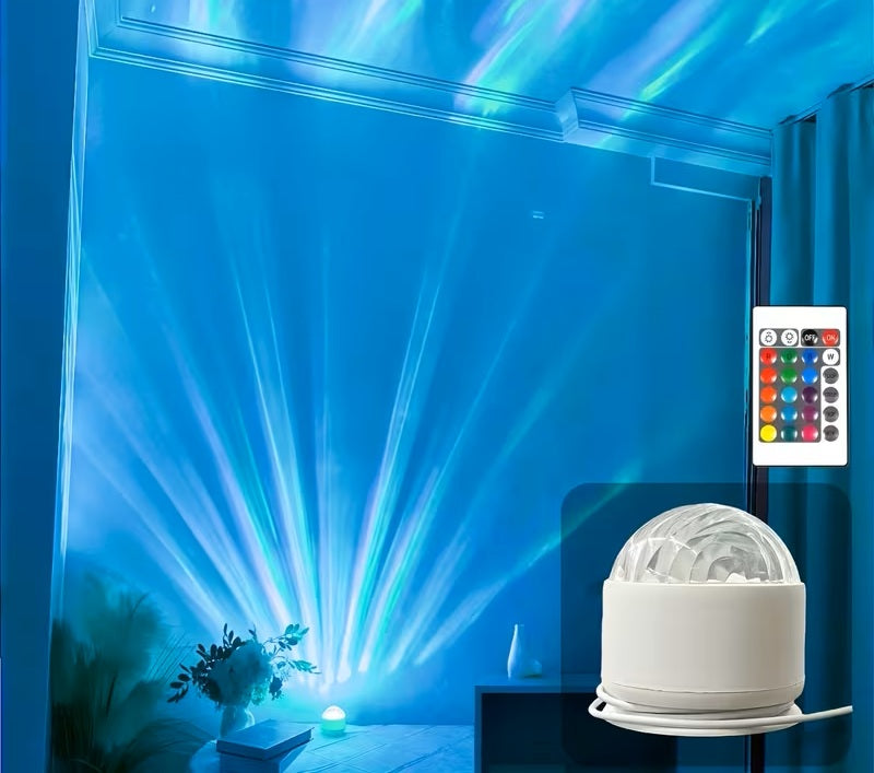 16 Farben 2-in-1 Dynamische Projektionsleuchte über USB mit Fernbedienung