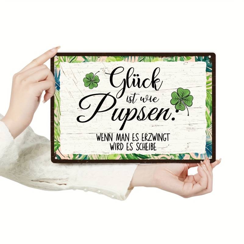 Metall-Blechschild mit lustigen verschiedenen Sprüchen