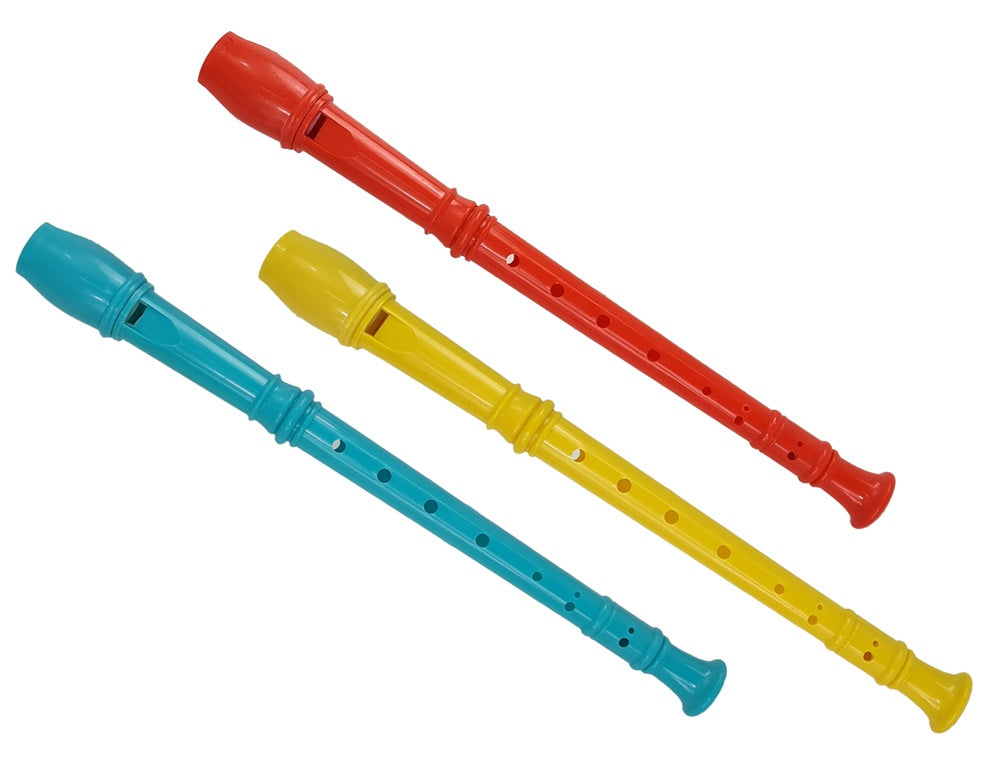 Blockflöte 4 Farben sortiert ca 32cm
