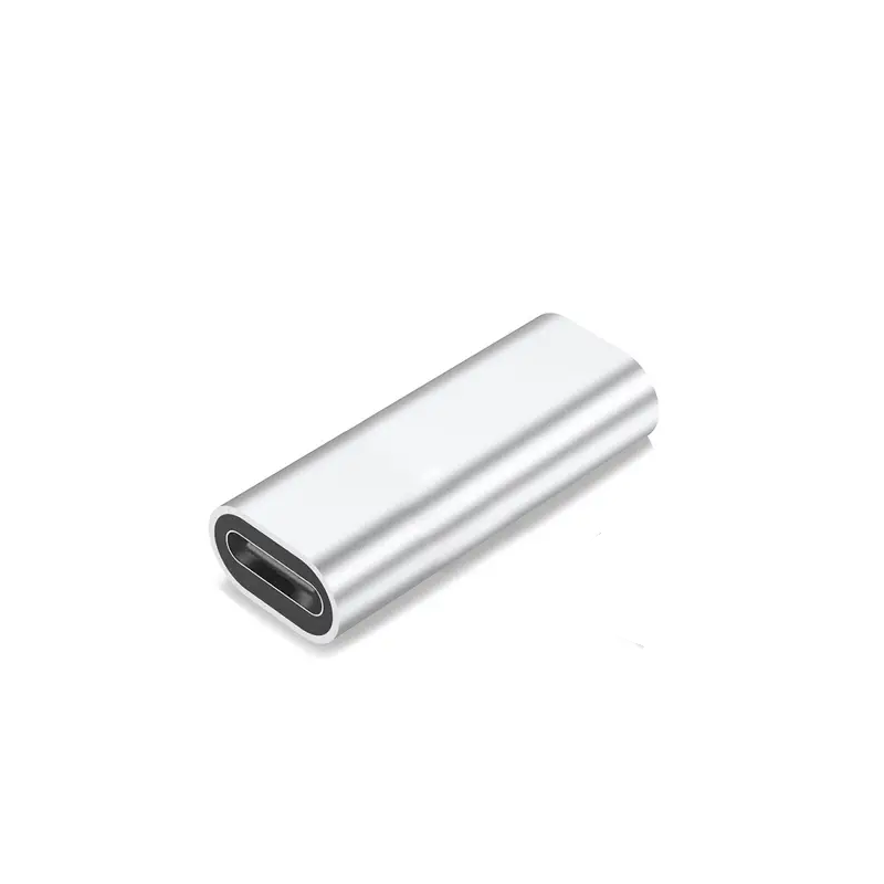 USB-C-Buchse auf Buchse Adapter, USB-C 3.0 5 Gbit/s Kupplung Silber
