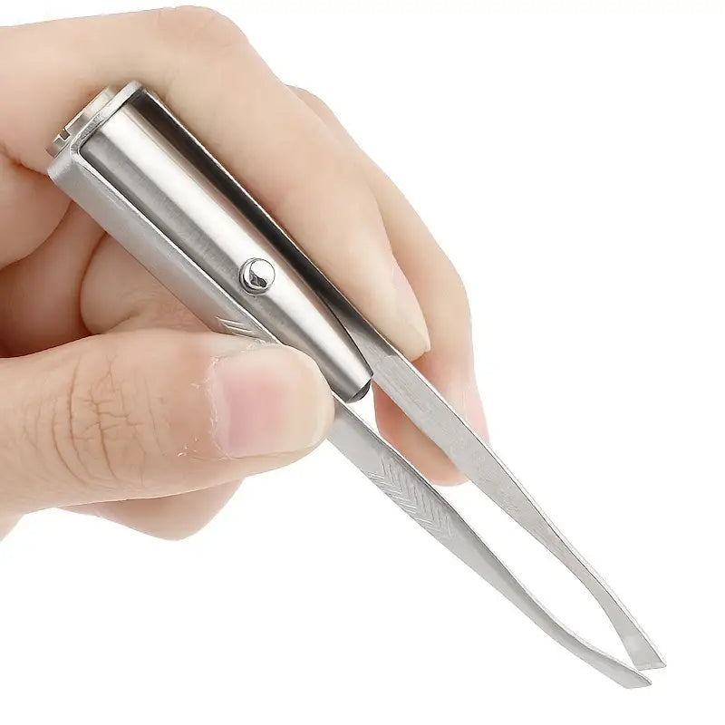 Tweezer Mit LED-Licht, Augenbrauen-Haarentfernungswerkzeug