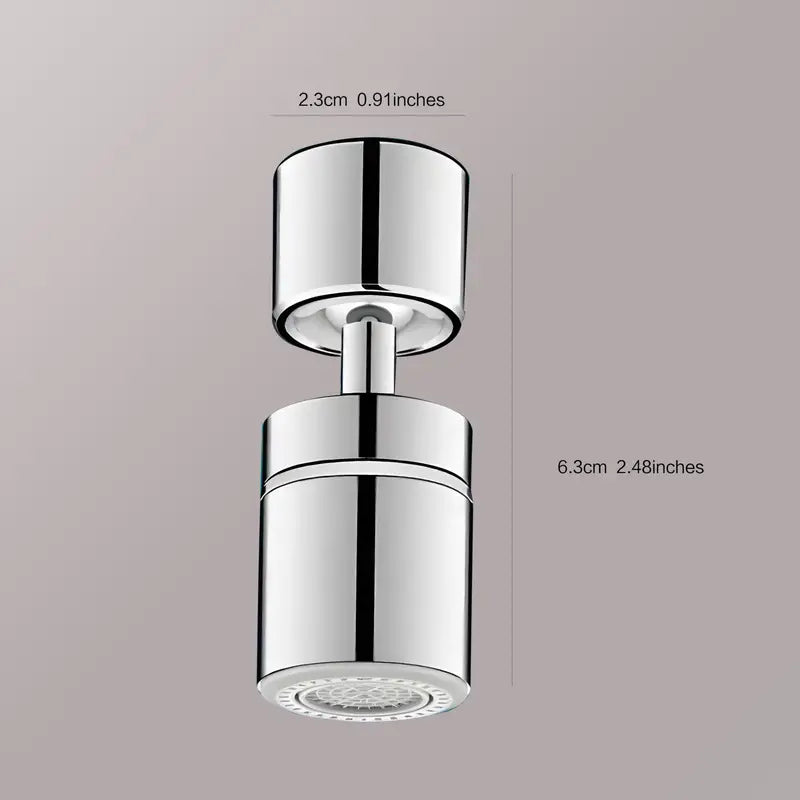 Wasserhahn Adapter 720 Grad drehbar mit zwei Geschwindigkeitsstufen