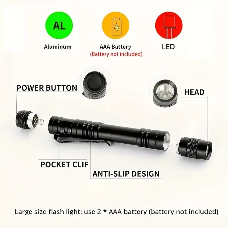UV-Black-Light-Taschenlampefür Notenauthentifizierung