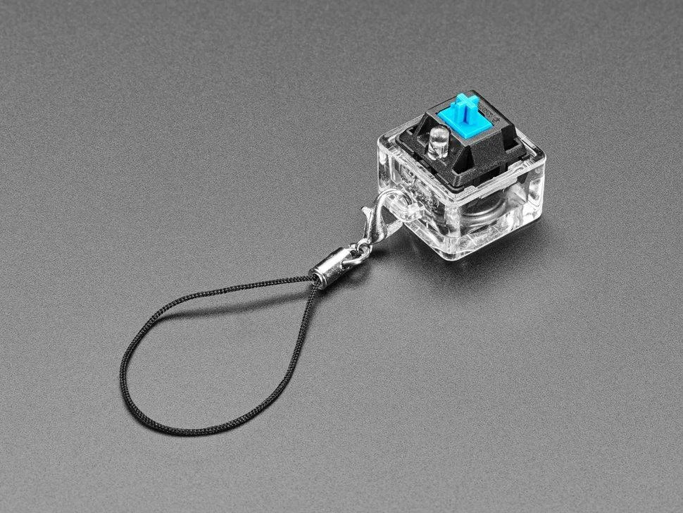Adafruit beleuchteter Schlüsselanhänger, blaue LED – Ansicht 1