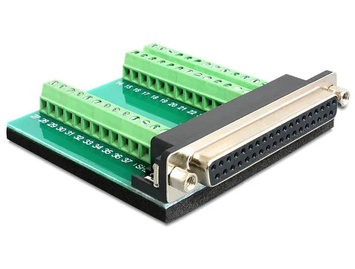 Adapter Sub-D 37 Pin Buchse - Terminalblock 39 Pin