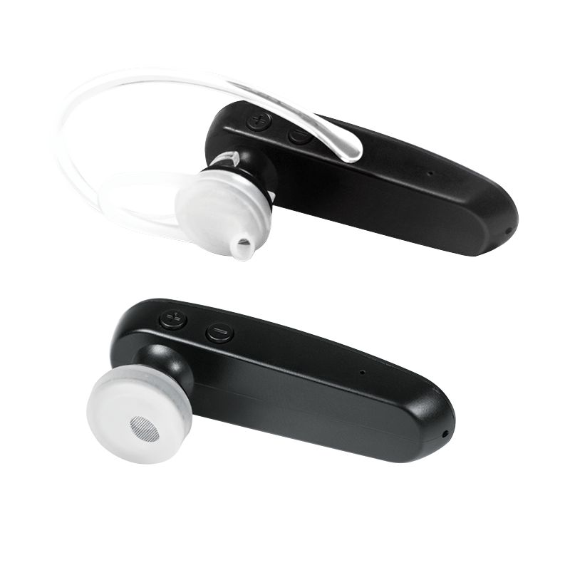 LogiLink Bluetooth Headset kabellos Kopfhörer Ohrclip Ohrhörer schwarz mono