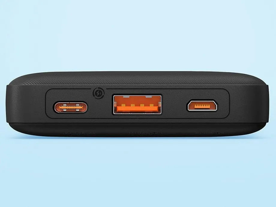 Baseus Airpow Powerbank, 10.000mAh, USB + USB-C, 20W, schwarz