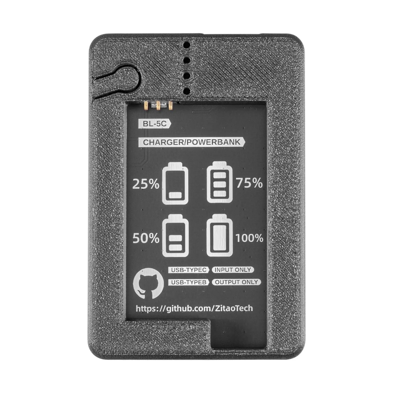 BerryBase HackberryPi Zero BL5C Ladegerät inkl. 1020mAh Akku mit Abschaltautomatik